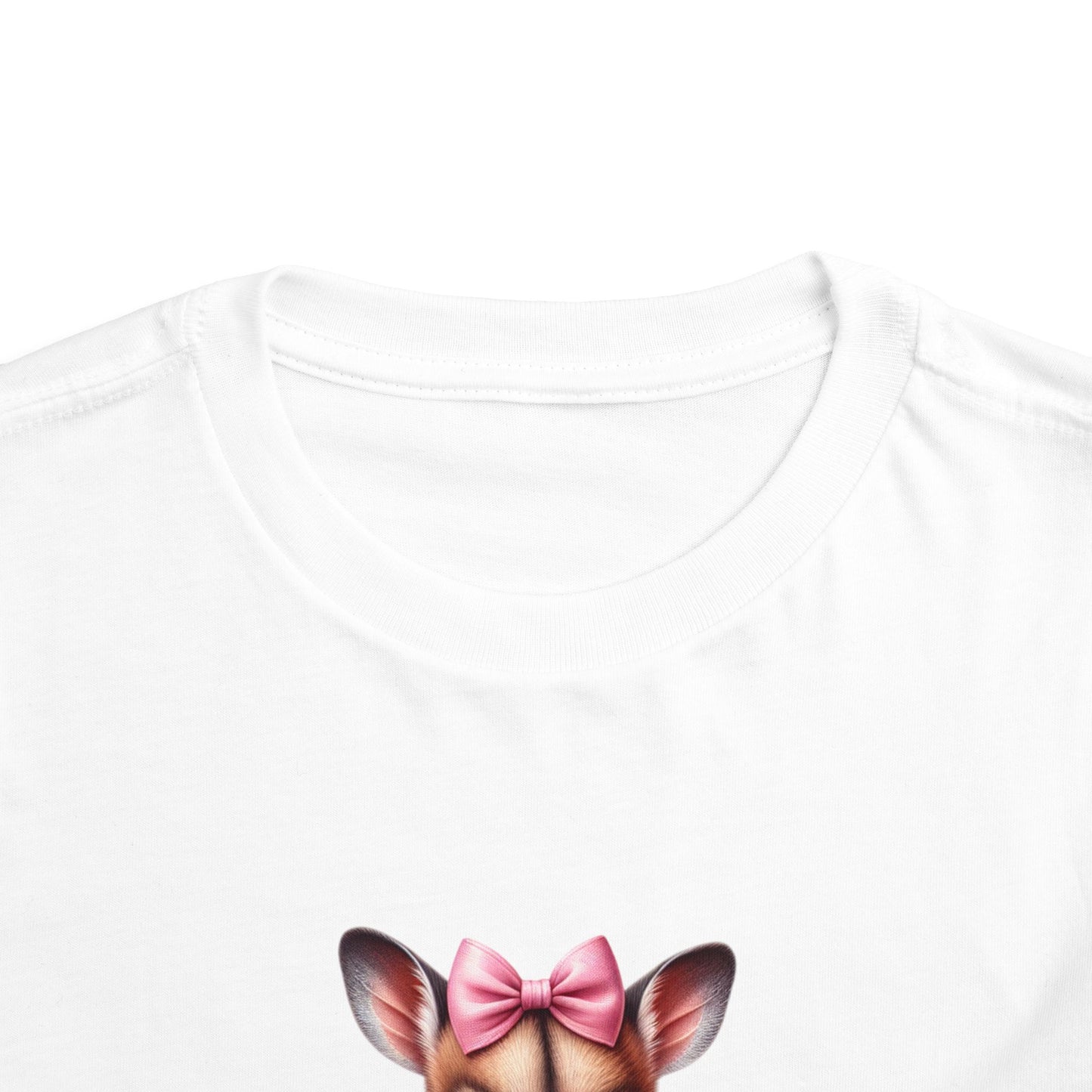 Pocket Pal / Wallaby with Bow - Toddler Short Sleeve Tee