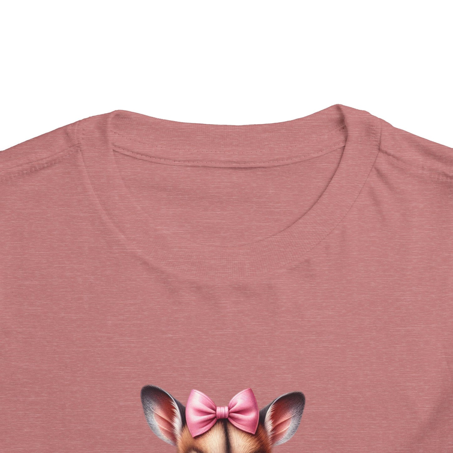 Pocket Pal / Wallaby with Bow - Toddler Short Sleeve Tee