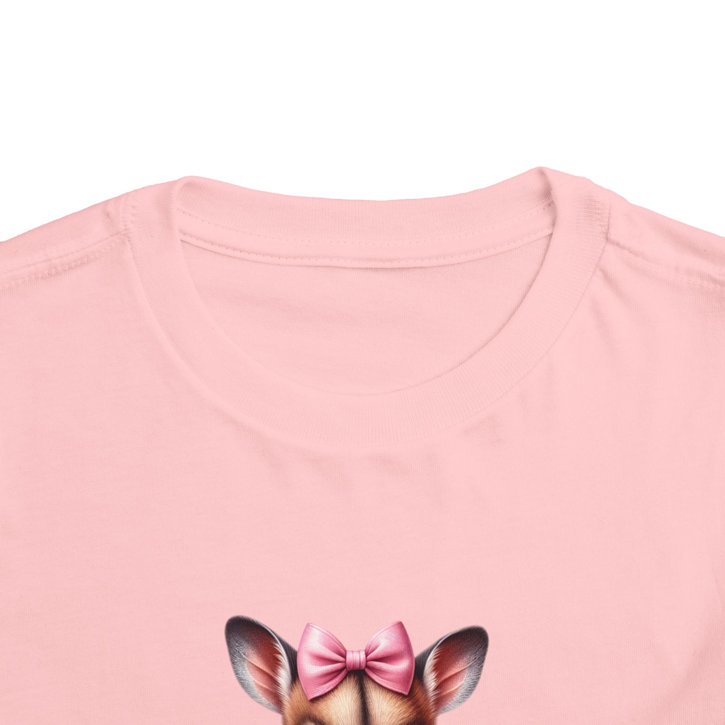 Pocket Pal / Wallaby with Bow - Toddler Short Sleeve Tee