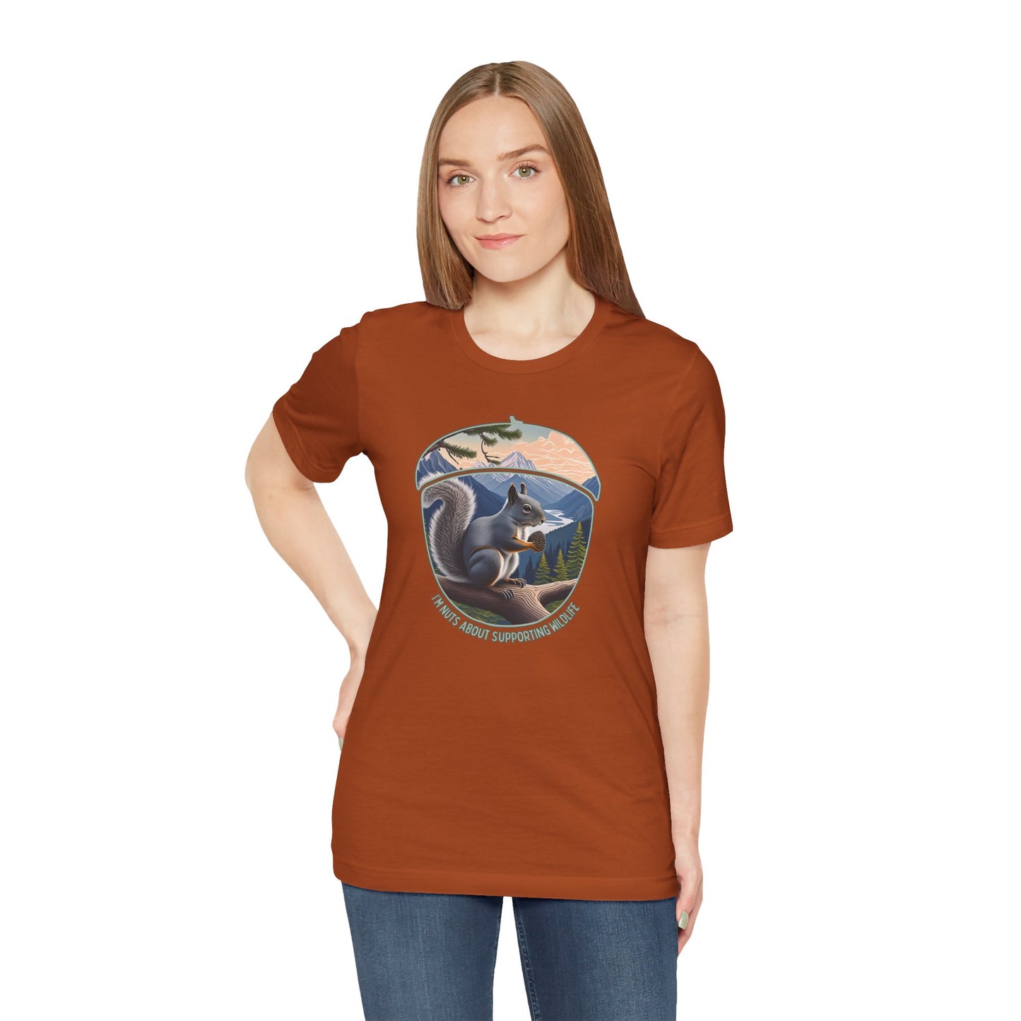 I'm nuts about supporting wildlife tee