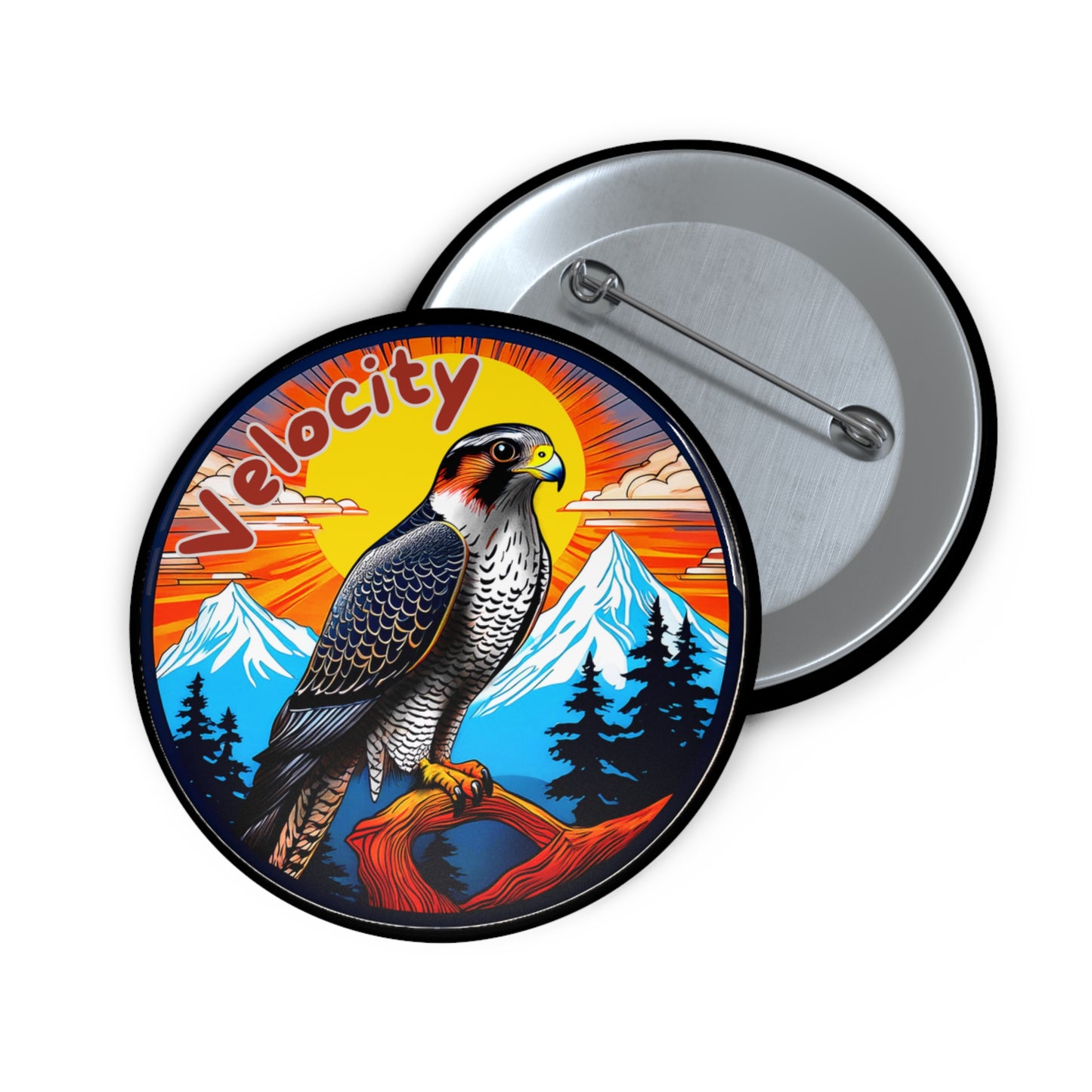 Velocity the Falcon Pin Button