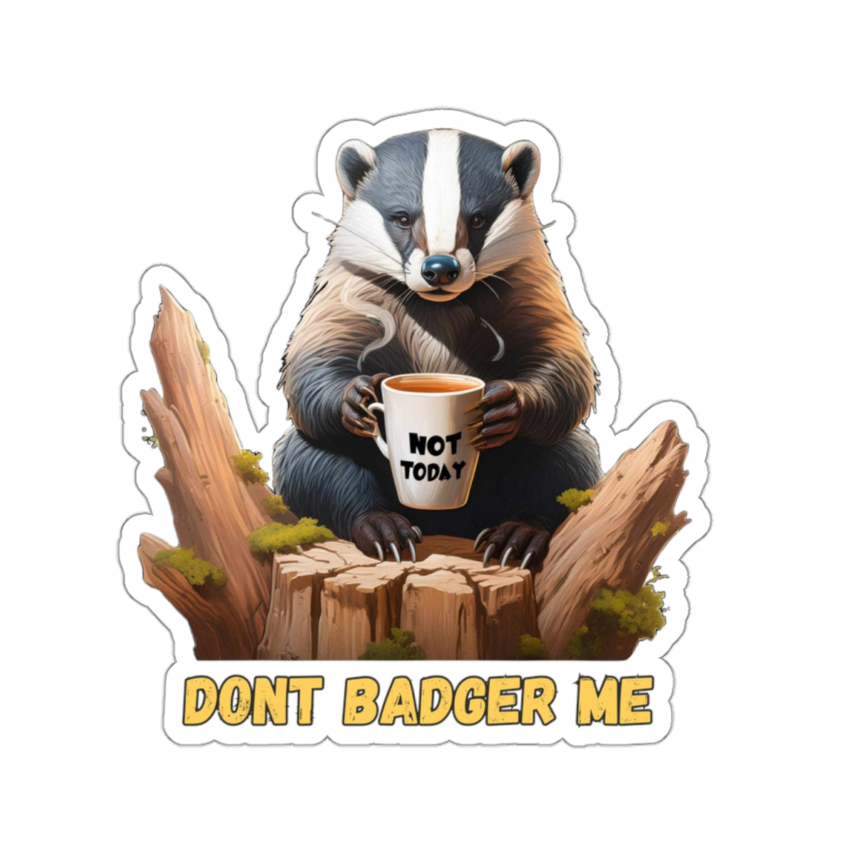 Don't Badger me sticker