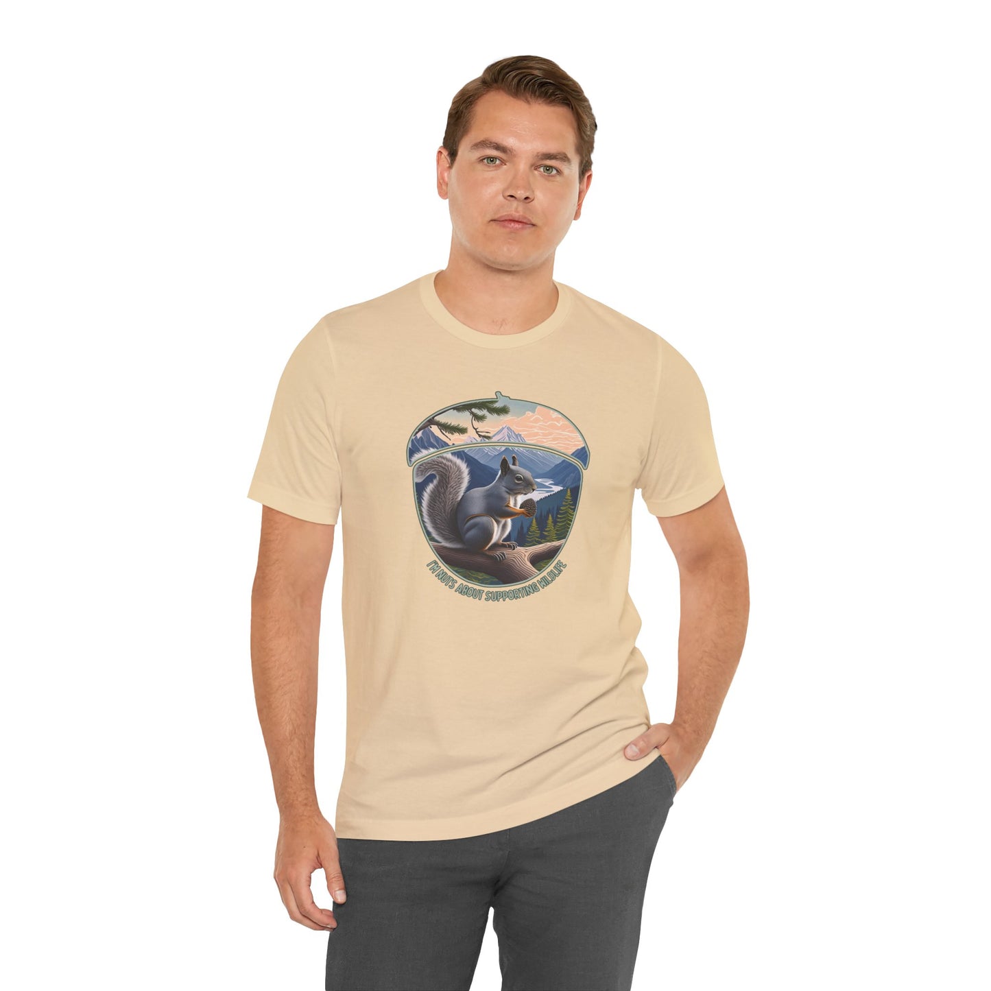 I'm nuts about supporting wildlife tee