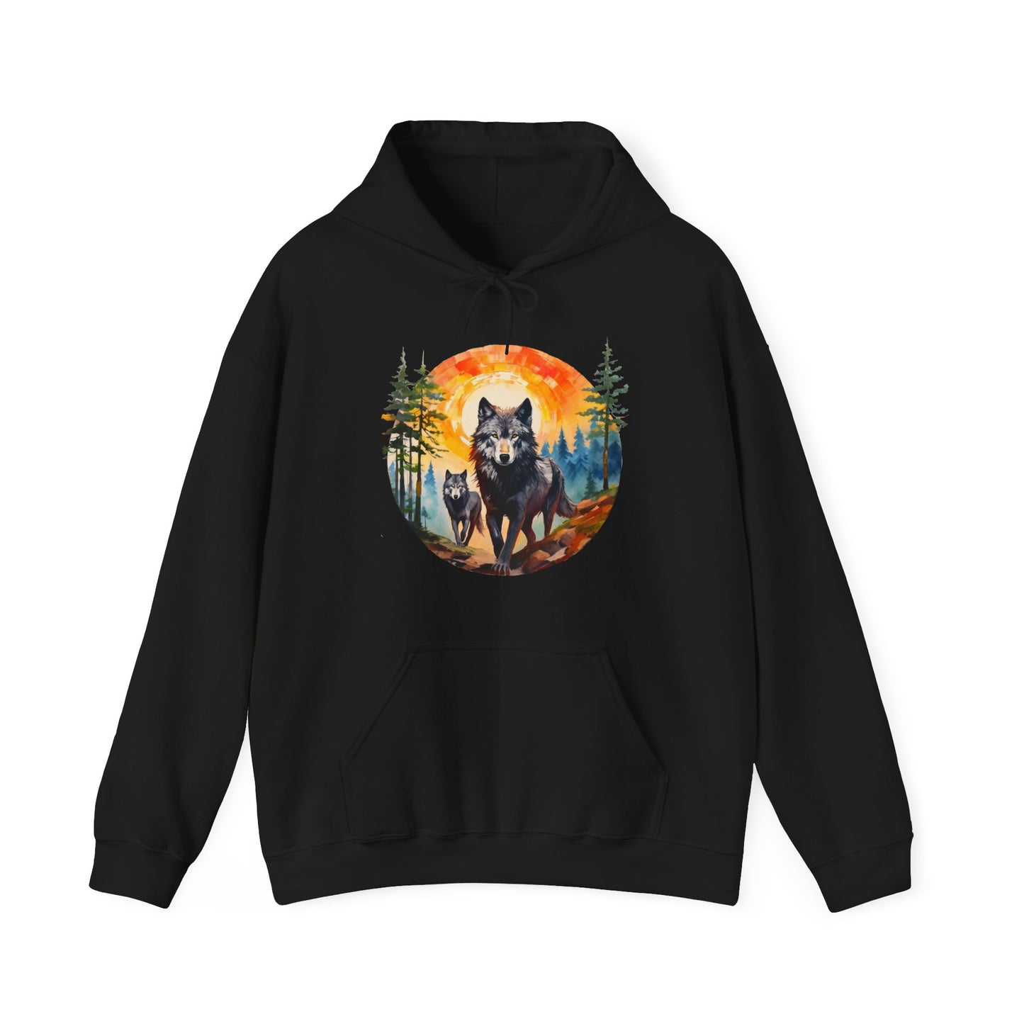 Grey Wolves -  Hooded Sweatshirt