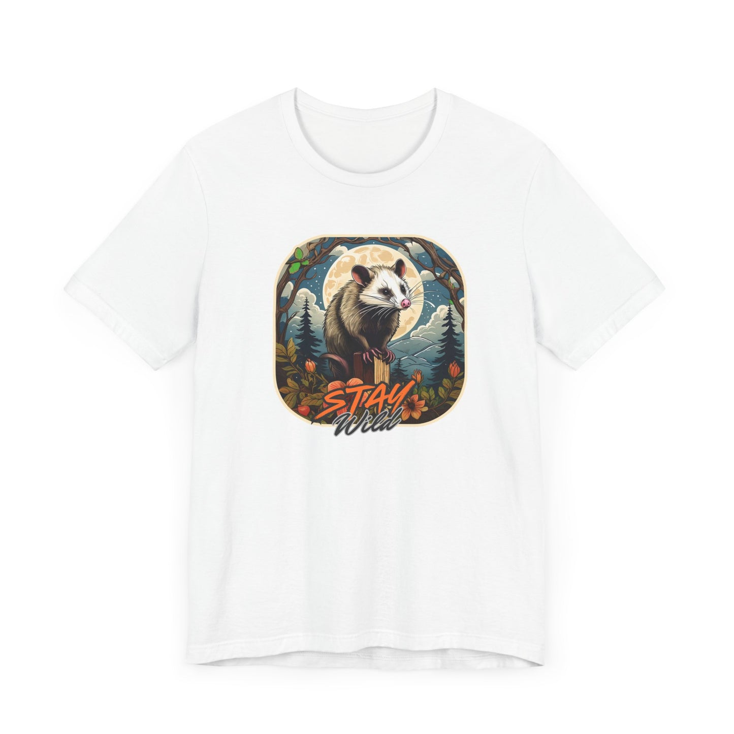 Stay Wild Opossum Short Sleeve Tee