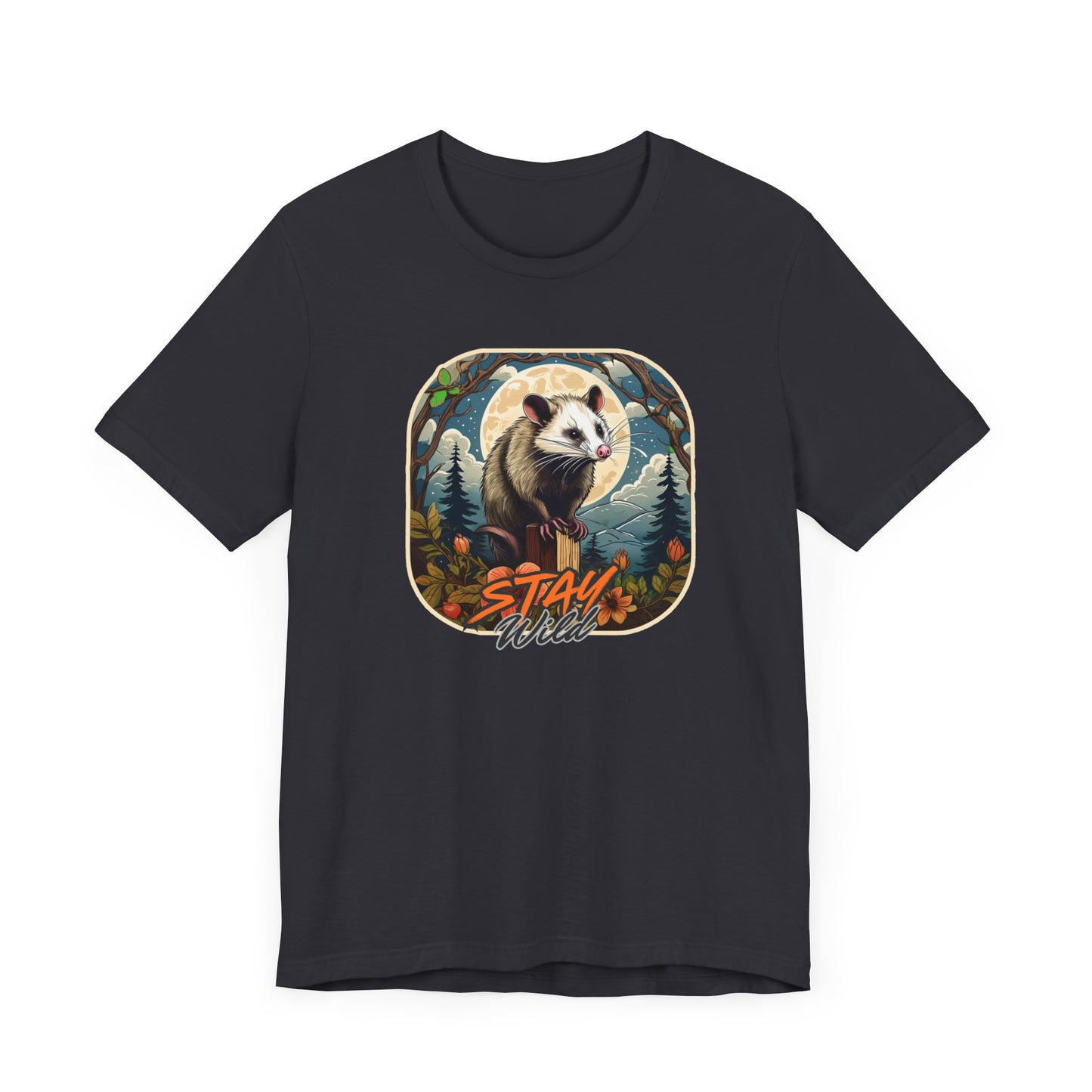 Stay Wild Opossum Short Sleeve Tee