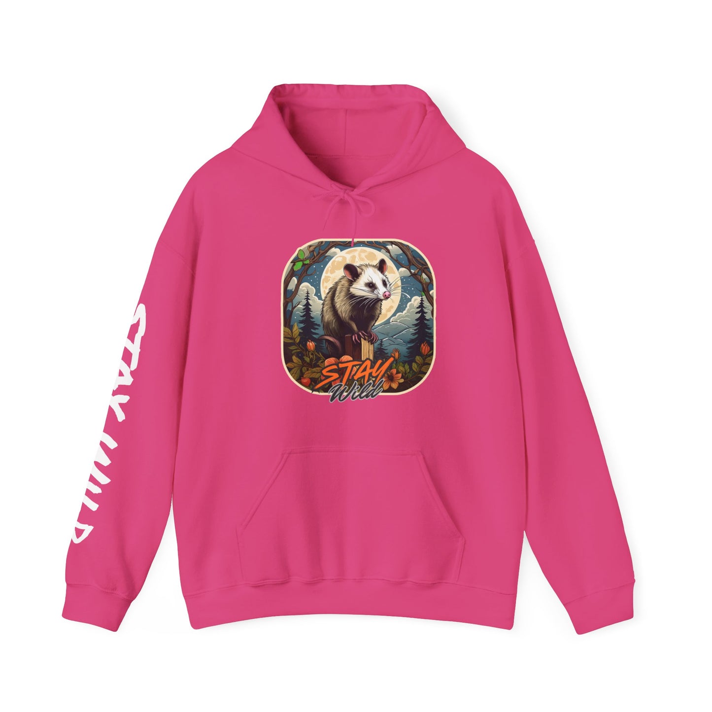 Stay Wild Opossum Hooded Sweatshirt