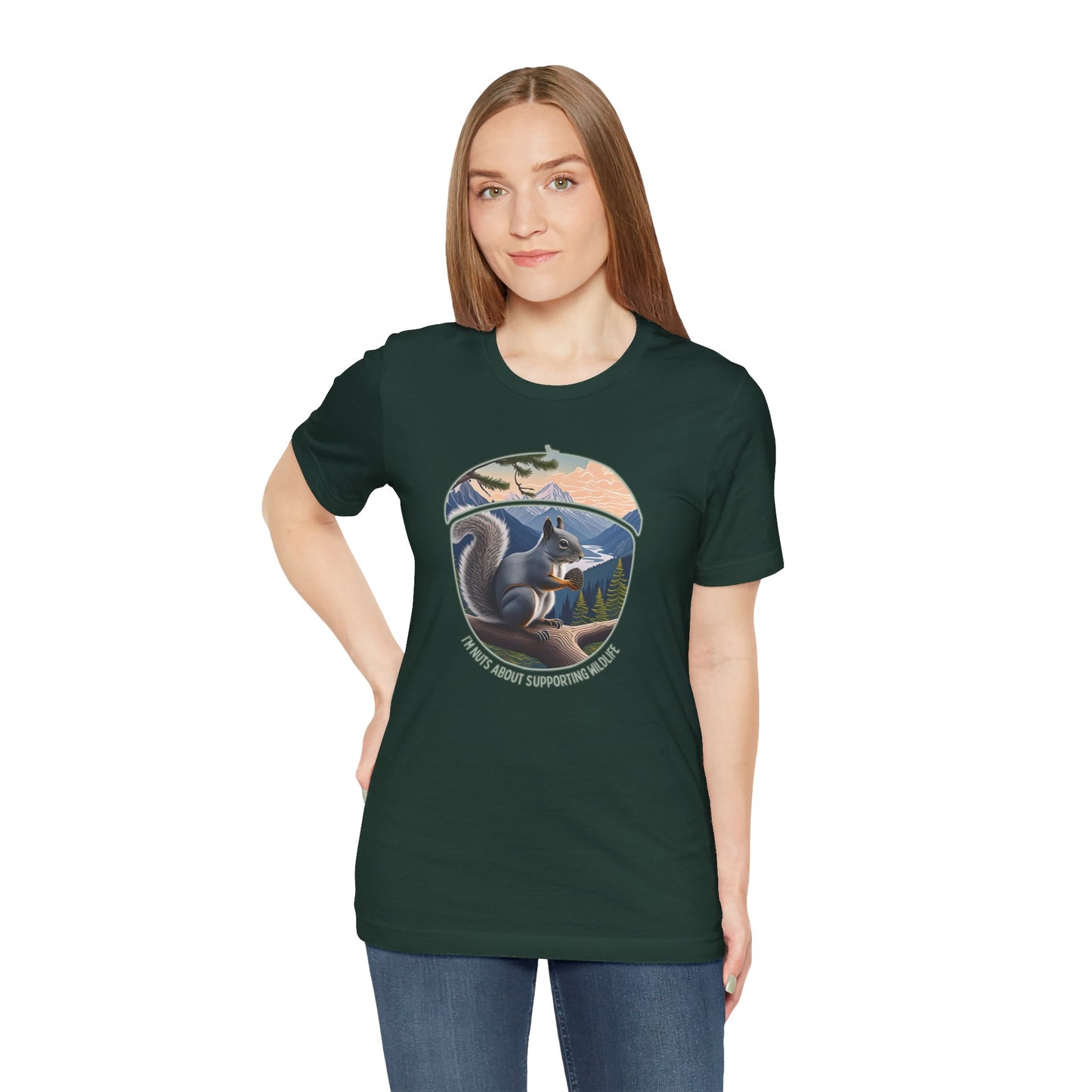 I'm nuts about supporting wildlife tee