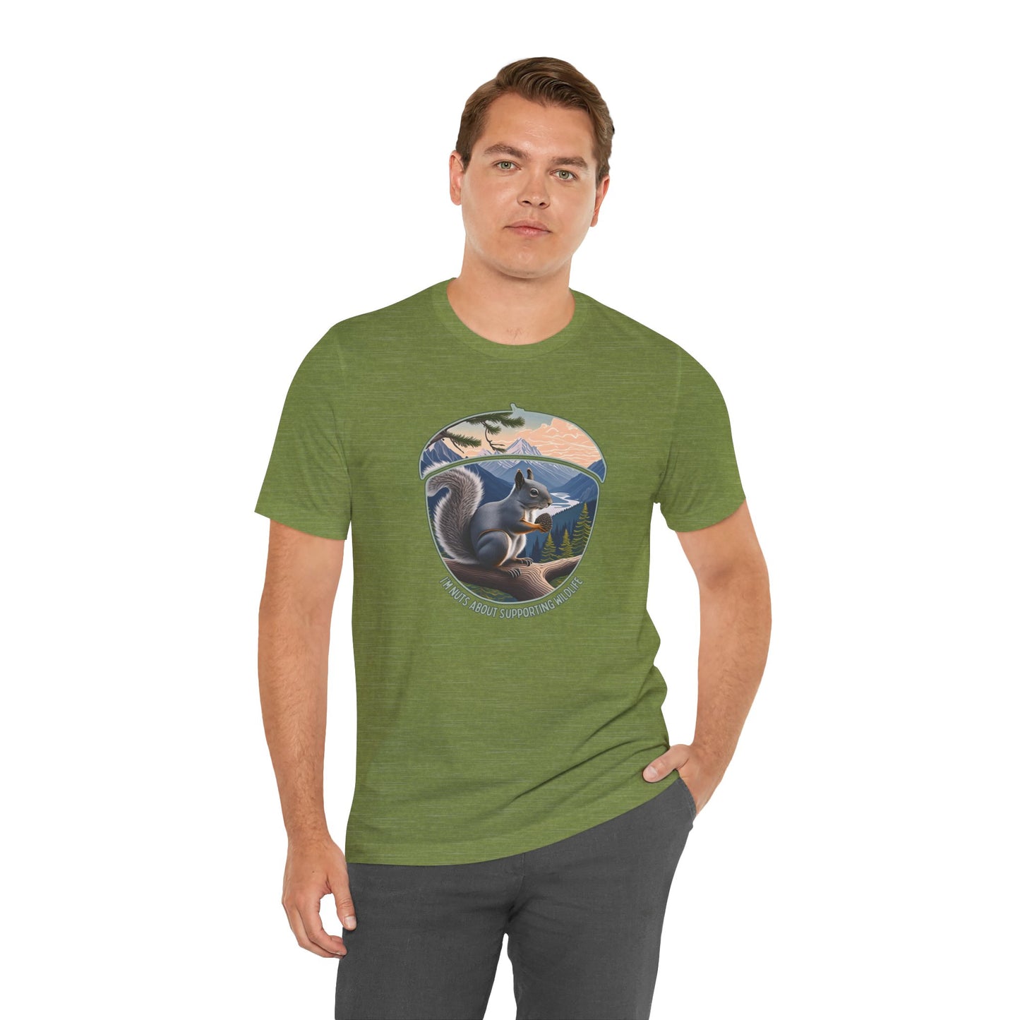 I'm nuts about supporting wildlife tee