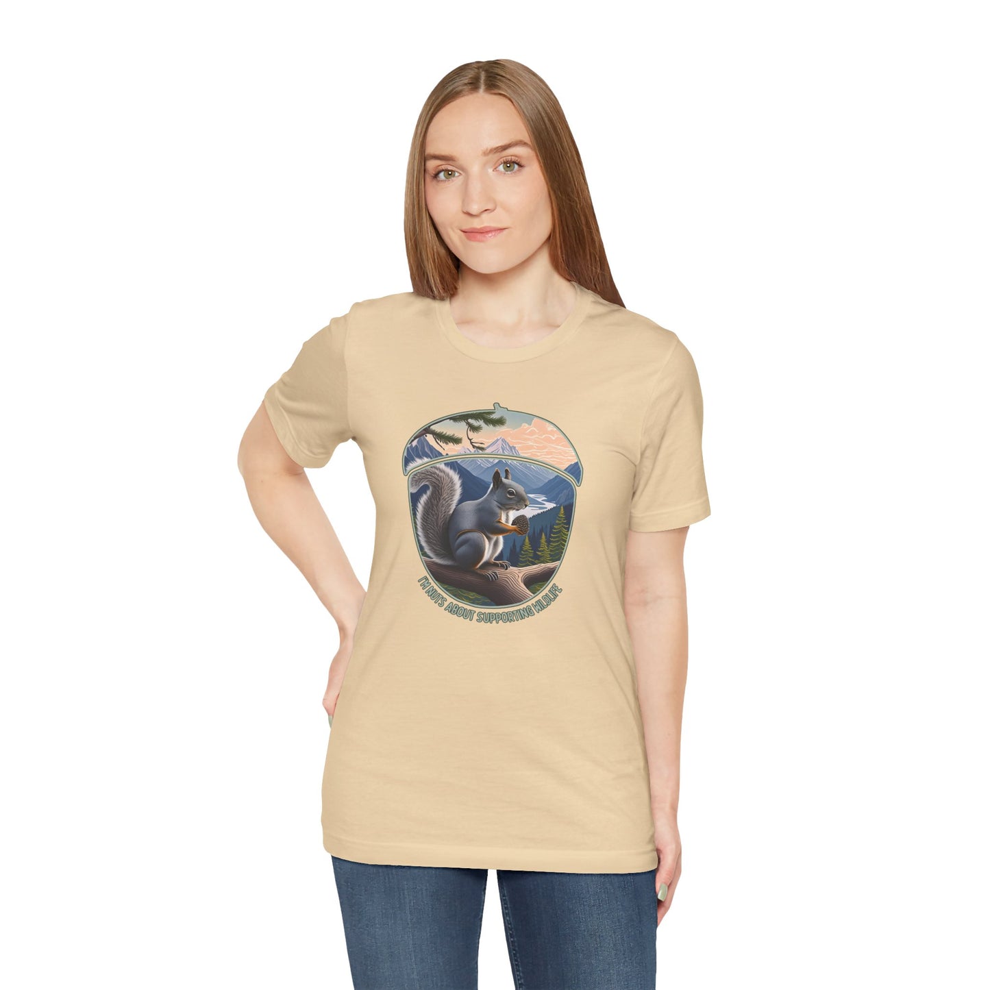 I'm nuts about supporting wildlife tee