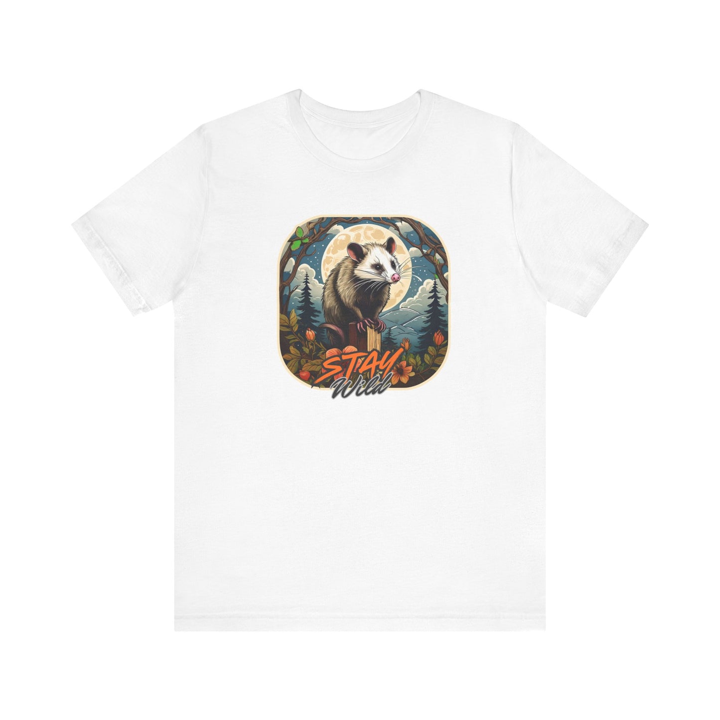 Stay Wild Opossum Short Sleeve Tee