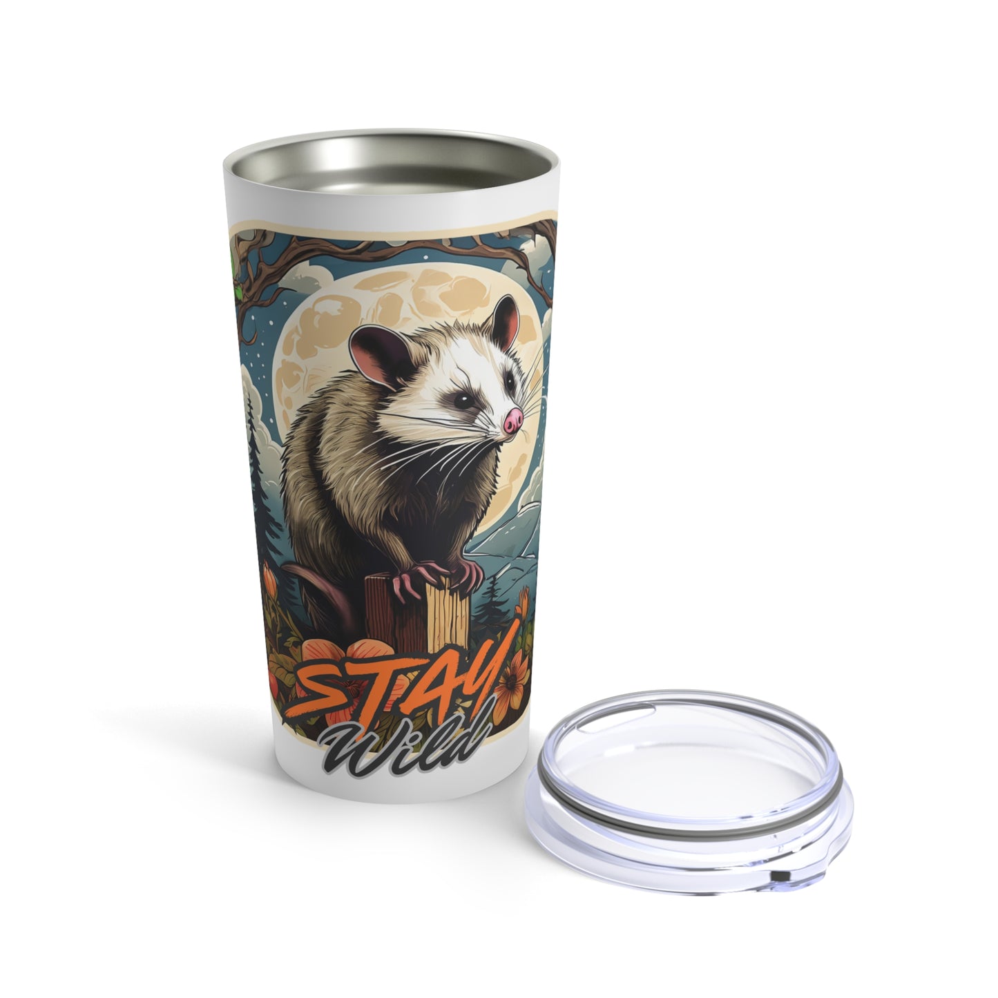 Stay Wild Opossum Tumbler 20oz