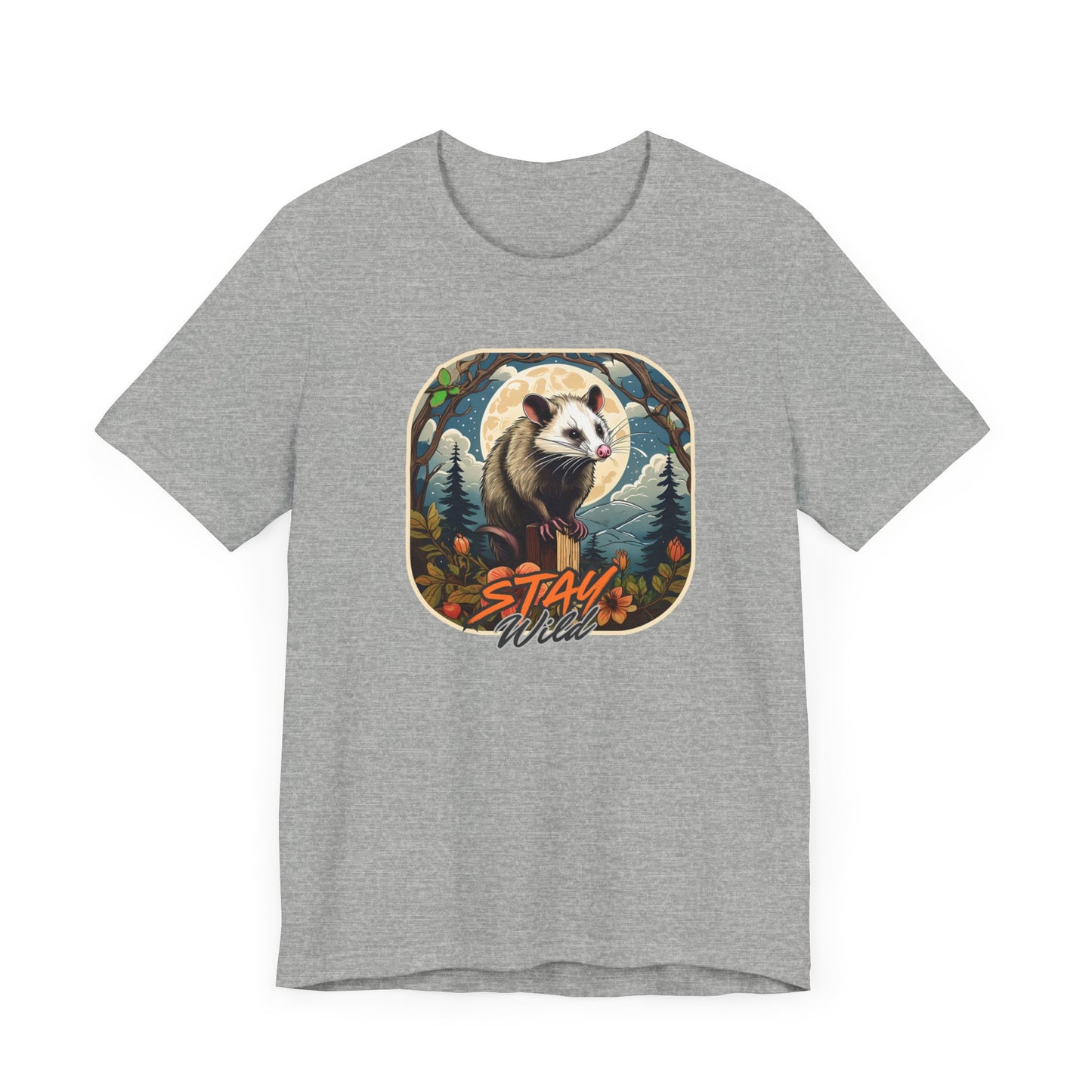 Stay Wild Opossum Short Sleeve Tee