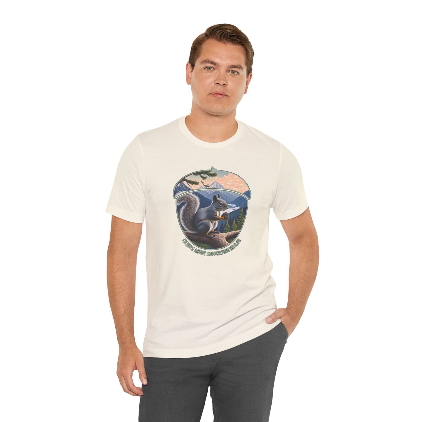 I'm nuts about supporting wildlife tee