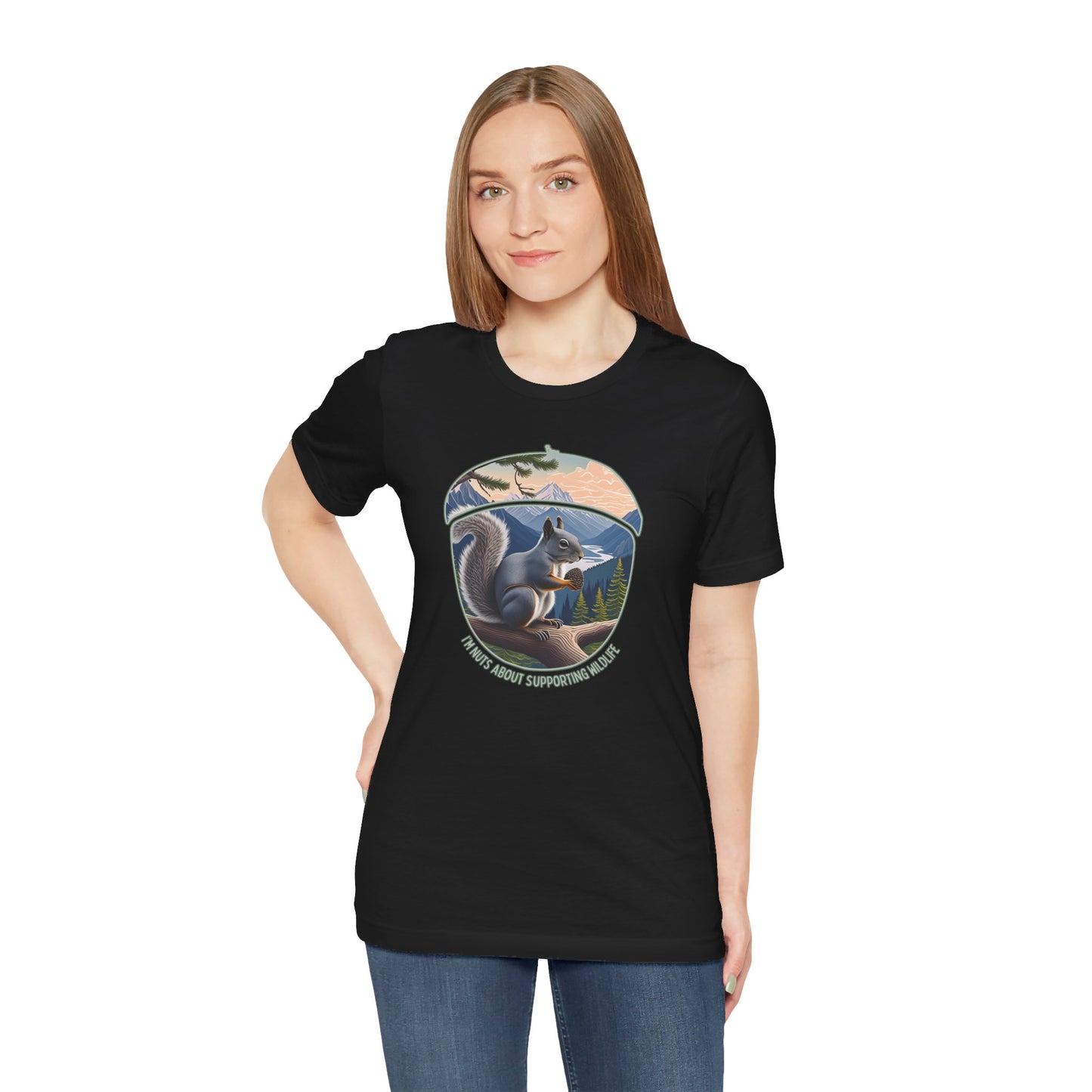 I'm nuts about supporting wildlife tee