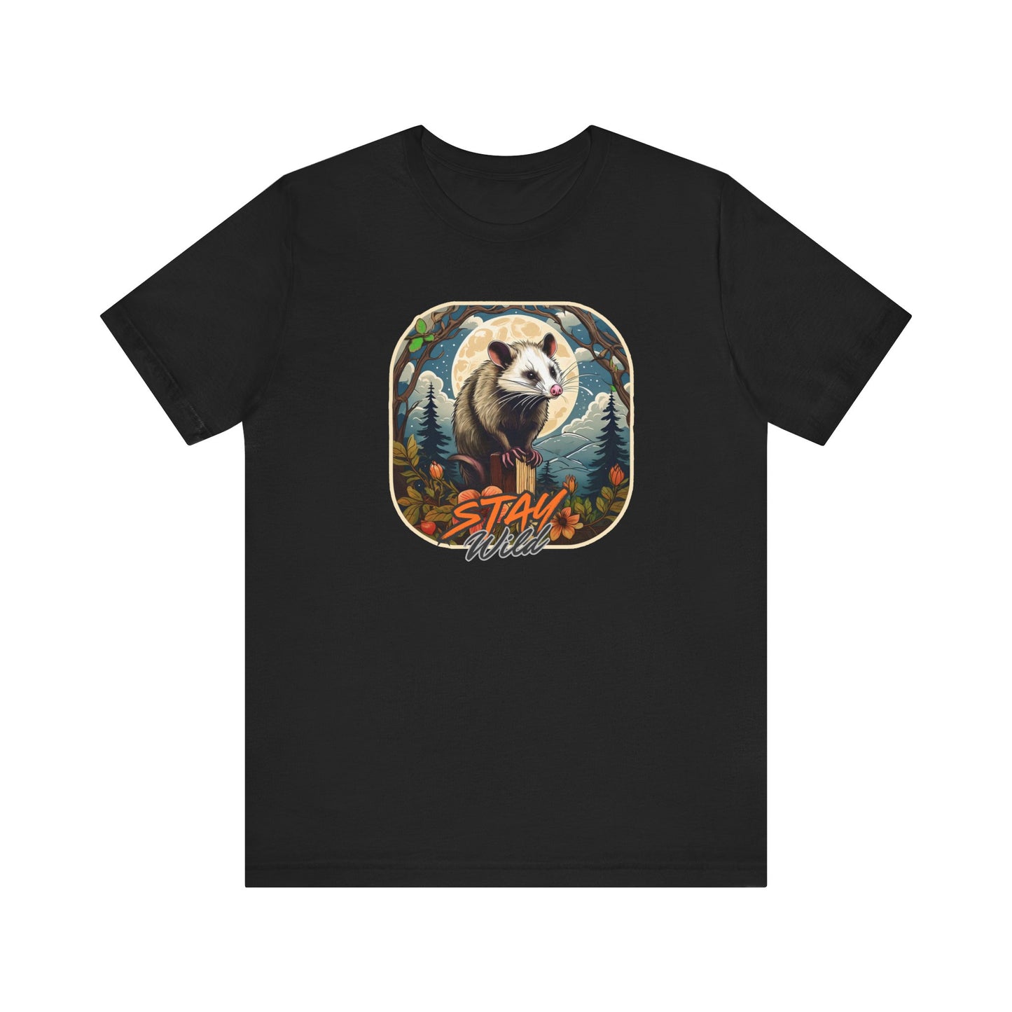 Stay Wild Opossum Short Sleeve Tee