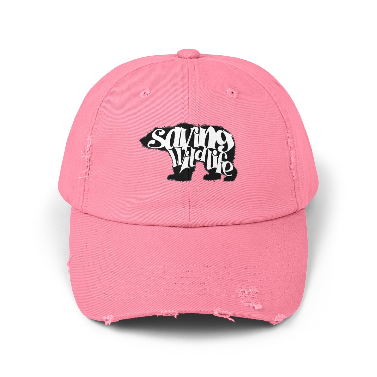 Saving Wildlife - Bear Distressed Cap