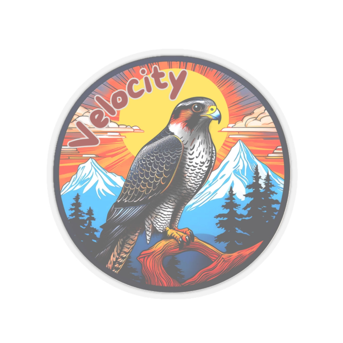 Velocity the falcon Sticker