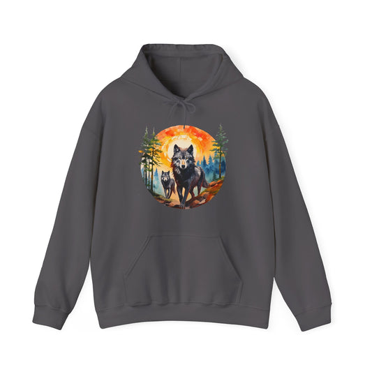 Grey Wolves -  Hooded Sweatshirt