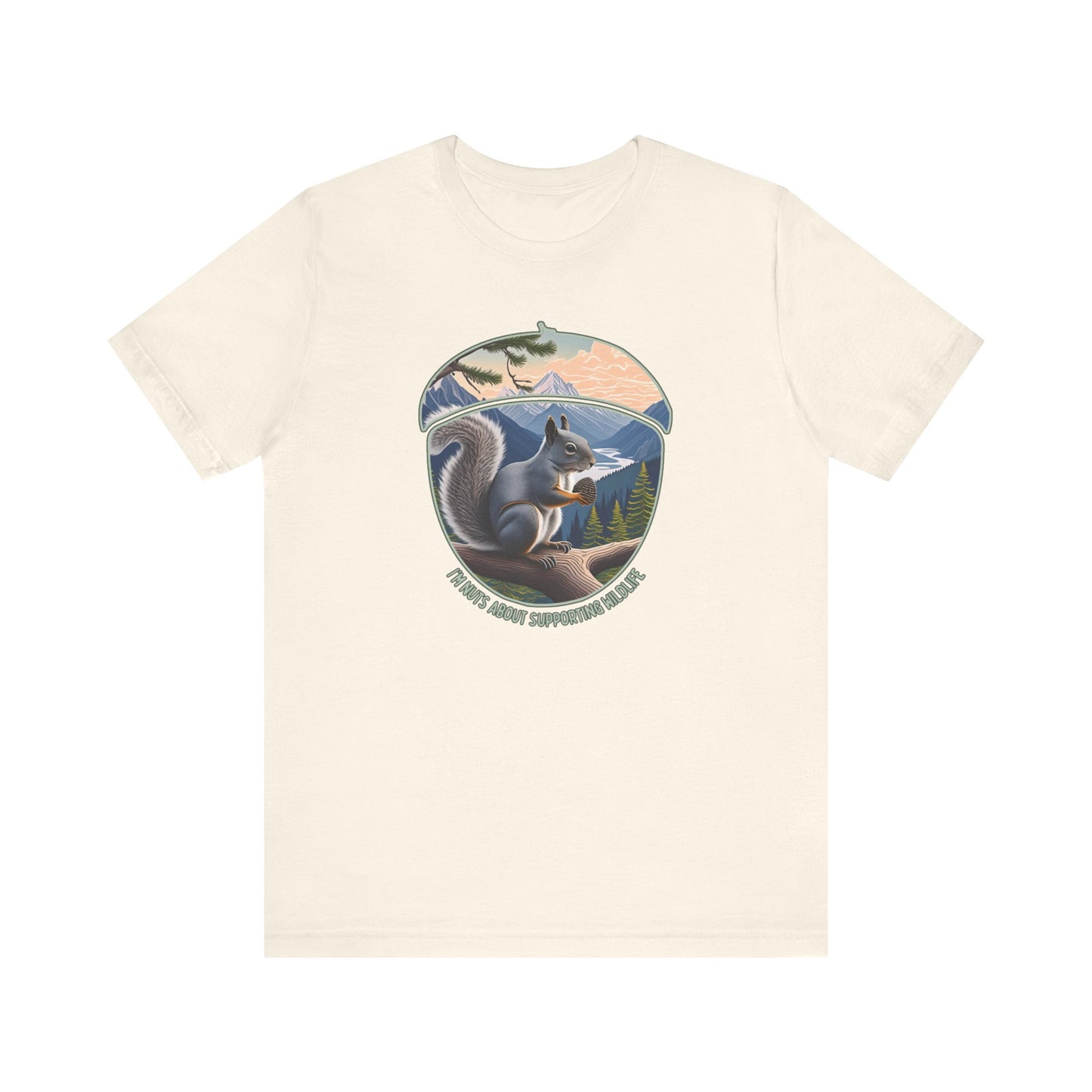 I'm nuts about supporting wildlife tee