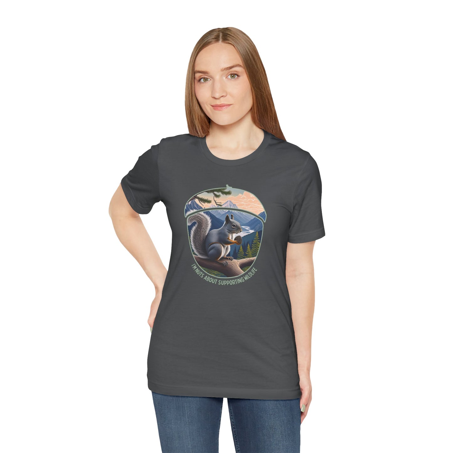 I'm nuts about supporting wildlife tee