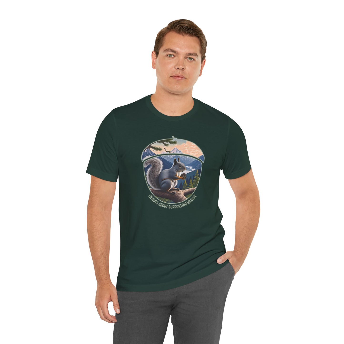 I'm nuts about supporting wildlife tee