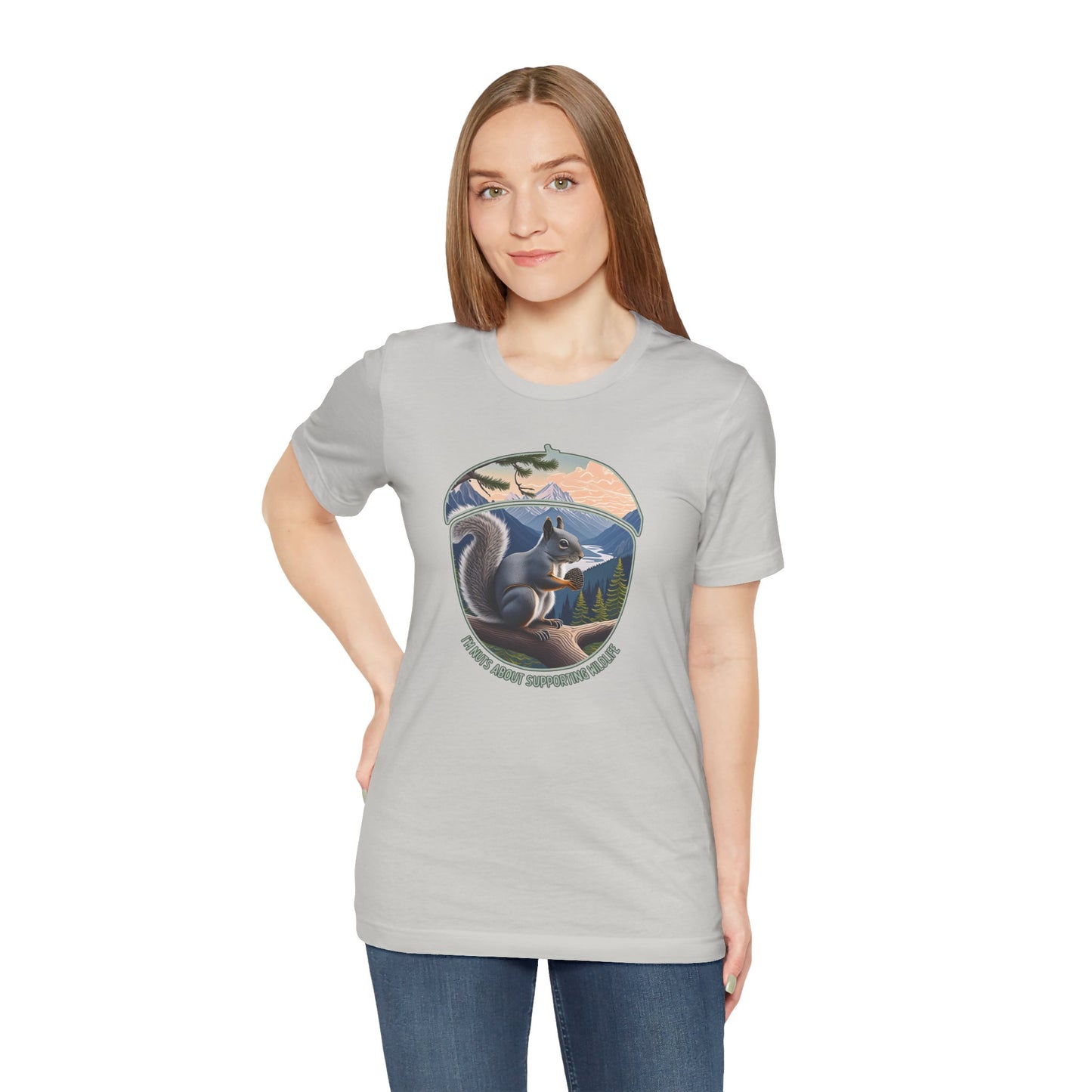 I'm nuts about supporting wildlife tee