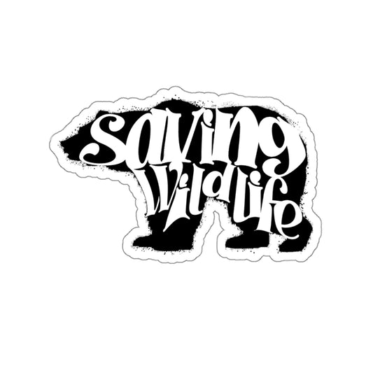 Saving Wildlife - Bear Sticker