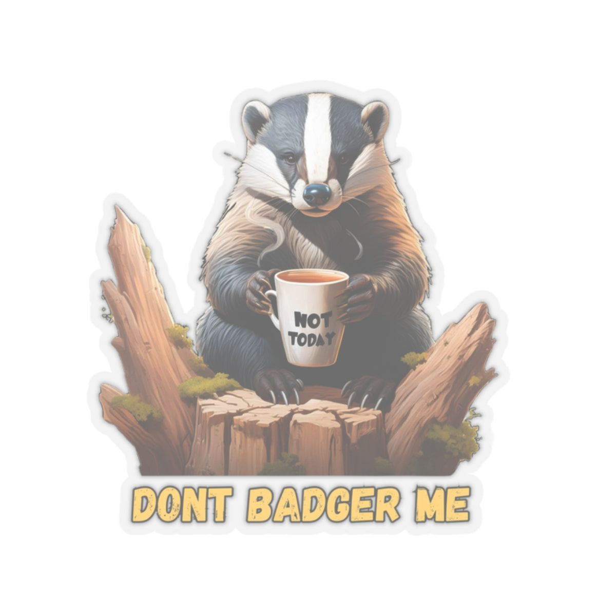 Don't Badger me sticker