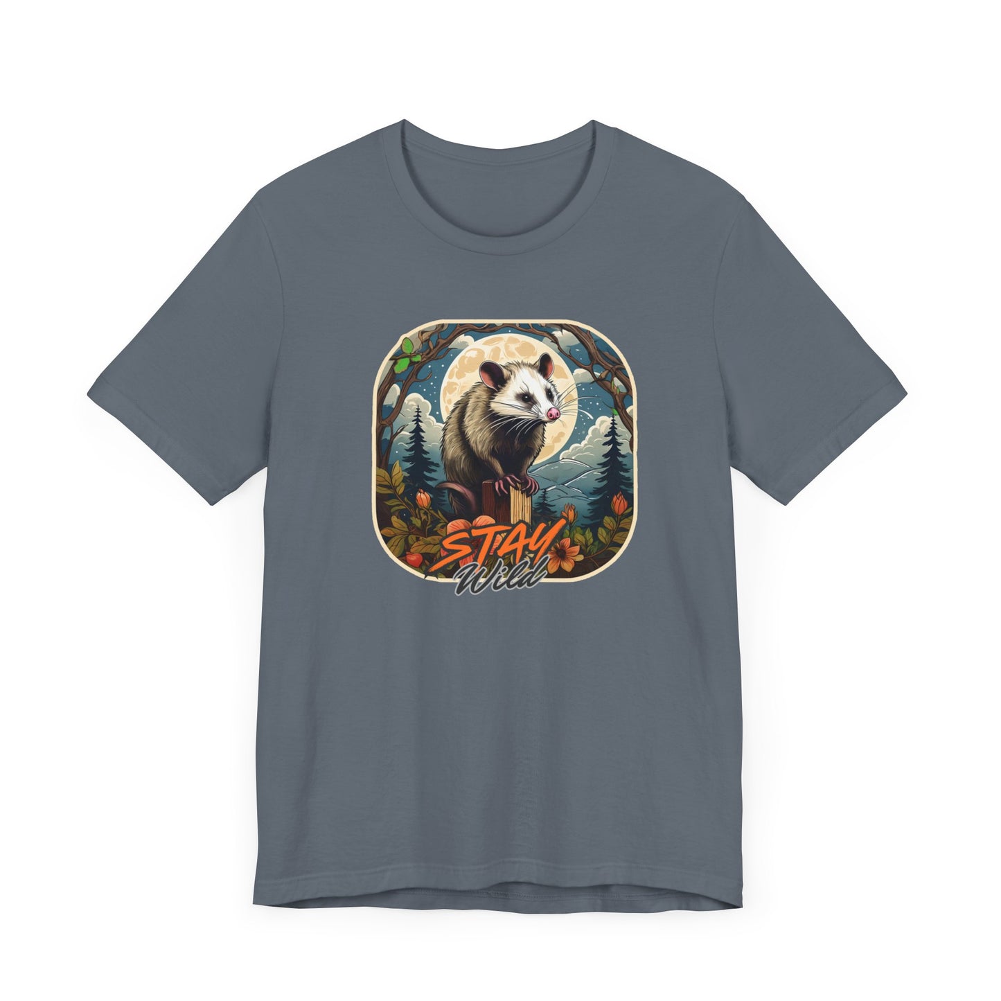 Stay Wild Opossum Short Sleeve Tee