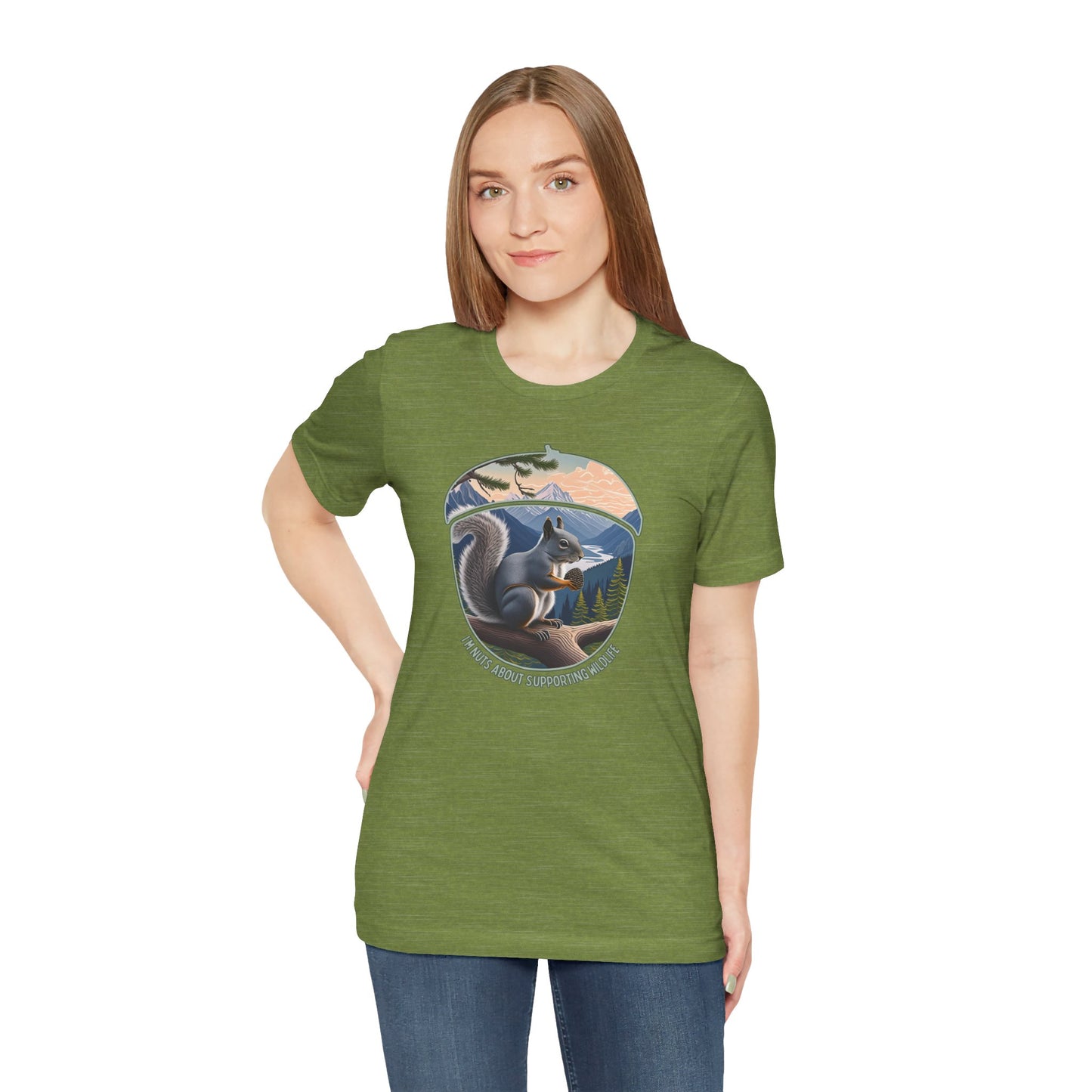 I'm nuts about supporting wildlife tee