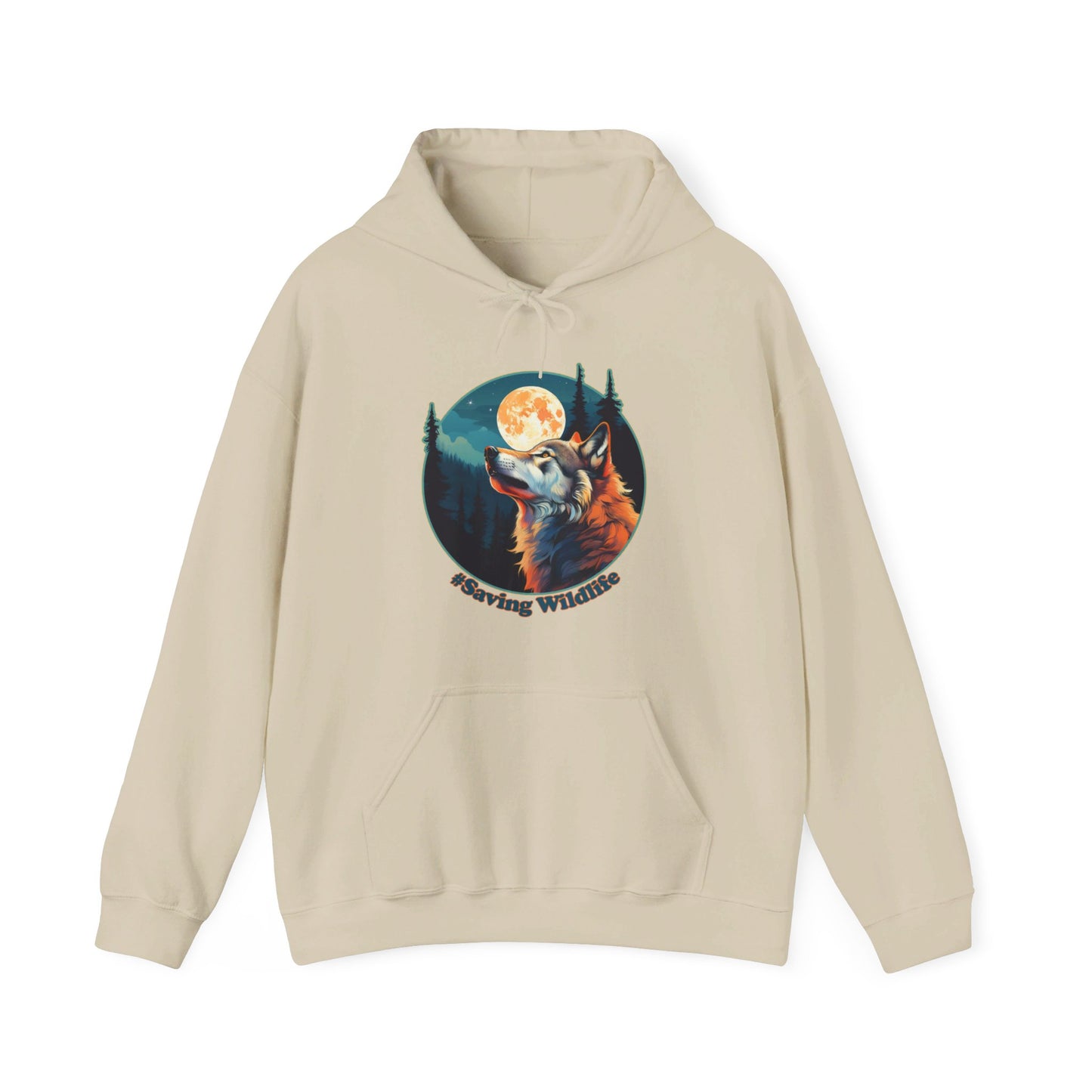 Wolf & Moon Unisex Heavy Blend™ Hooded Sweatshirt