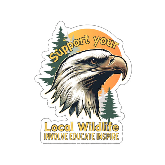 Support your local wildlife - Eagle Sticker