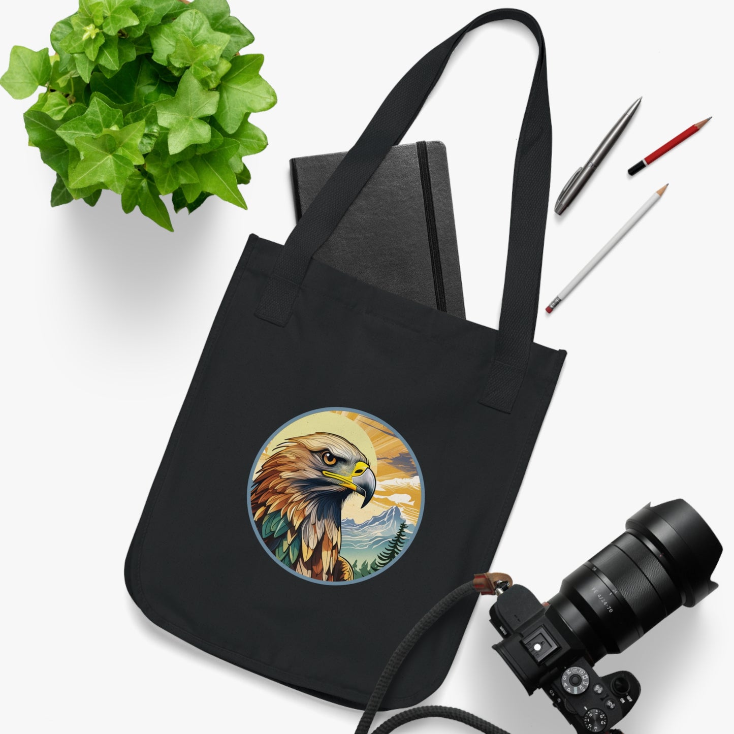 Eagle-#savingwildlife Organic Canvas Tote Bag