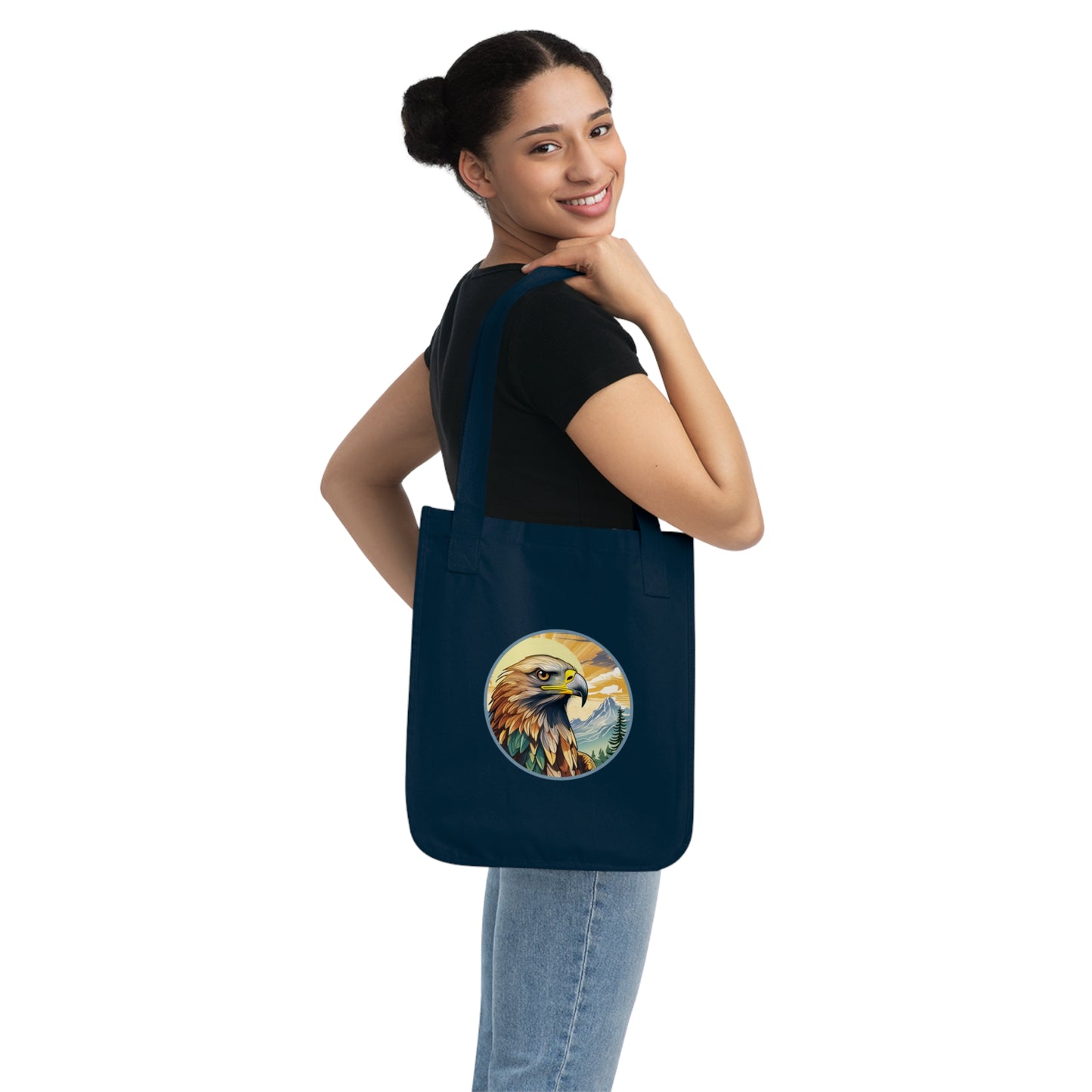 Eagle-#savingwildlife Organic Canvas Tote Bag