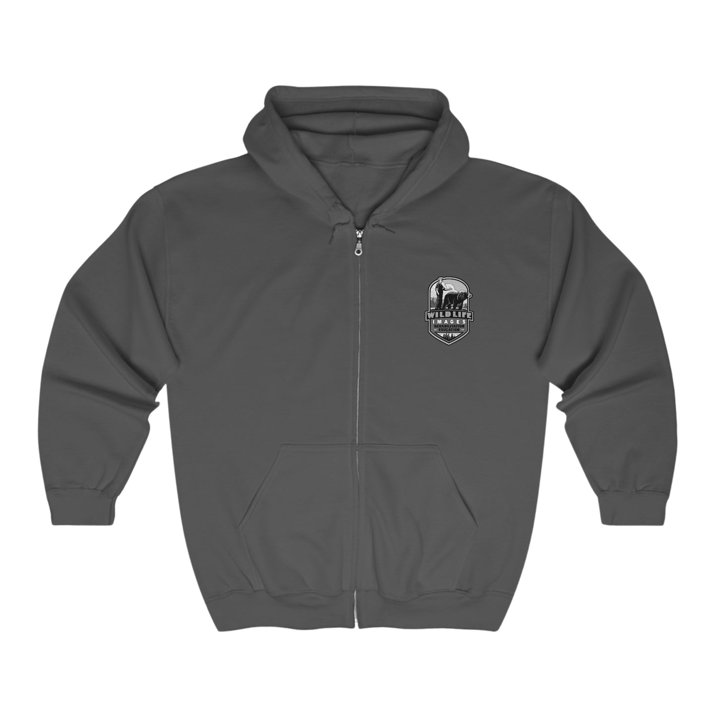 Saving Wildlife - Bear Full Zip Hooded Sweatshirt