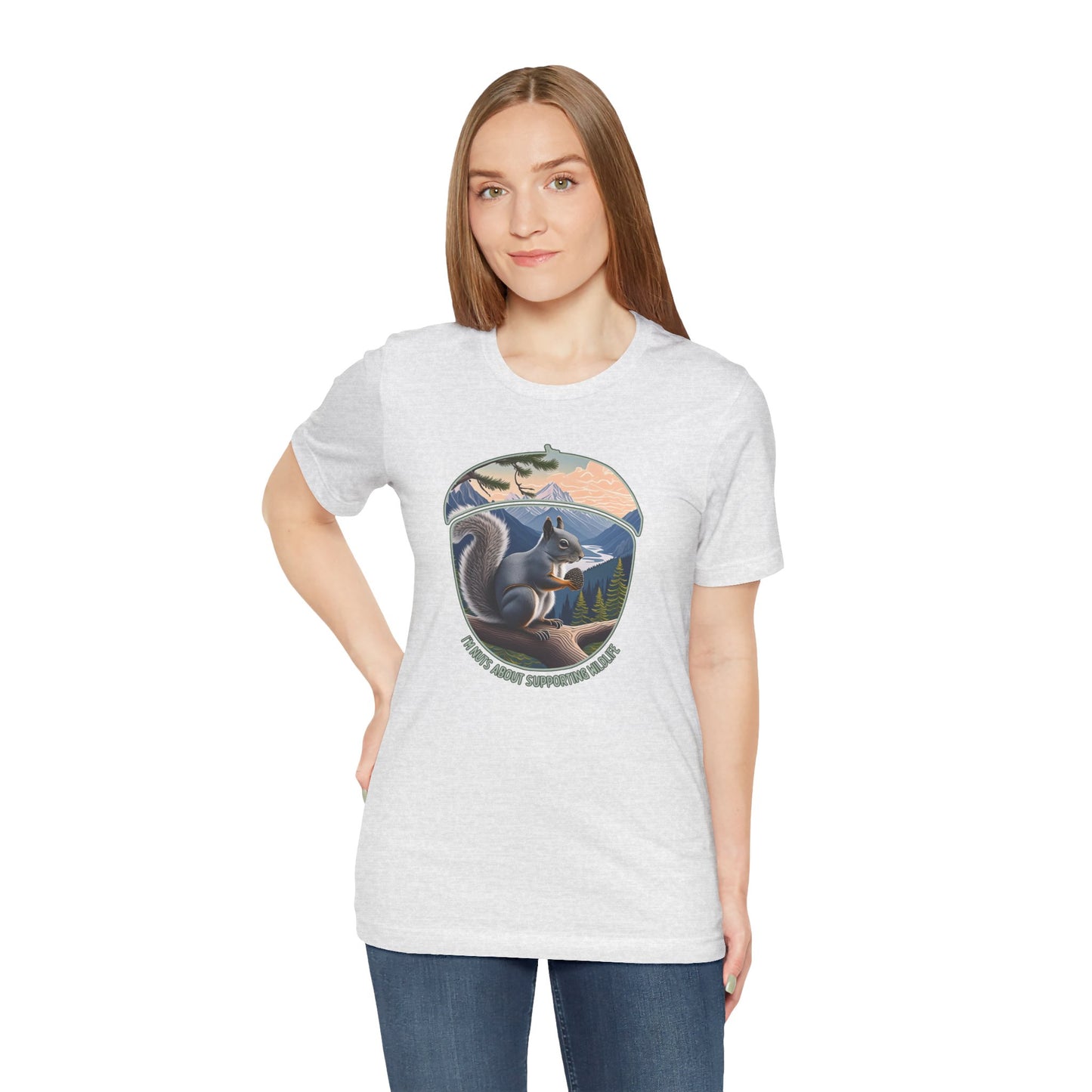 I'm nuts about supporting wildlife tee