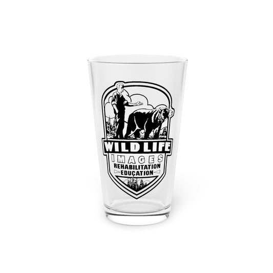 Black logo - Pint Glass, 16oz