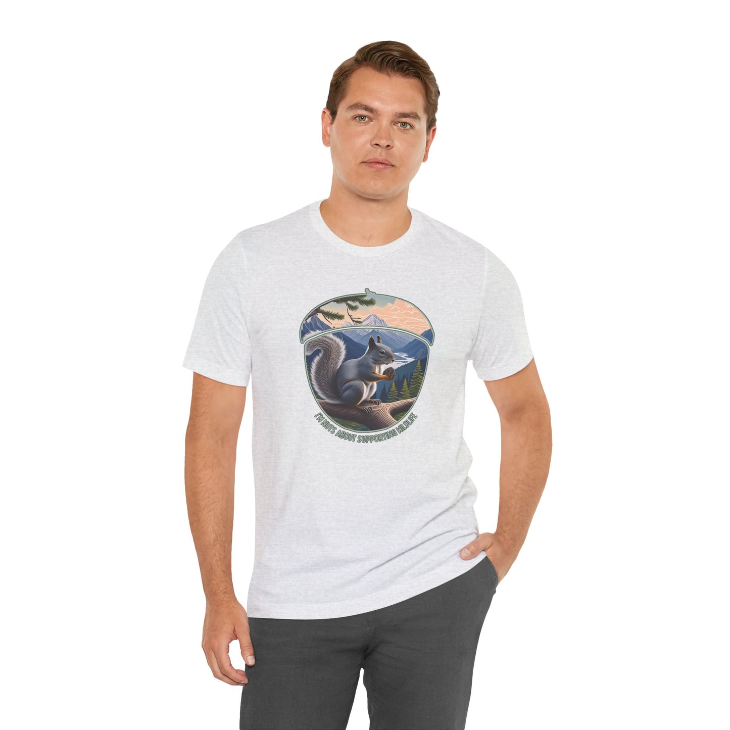 I'm nuts about supporting wildlife tee