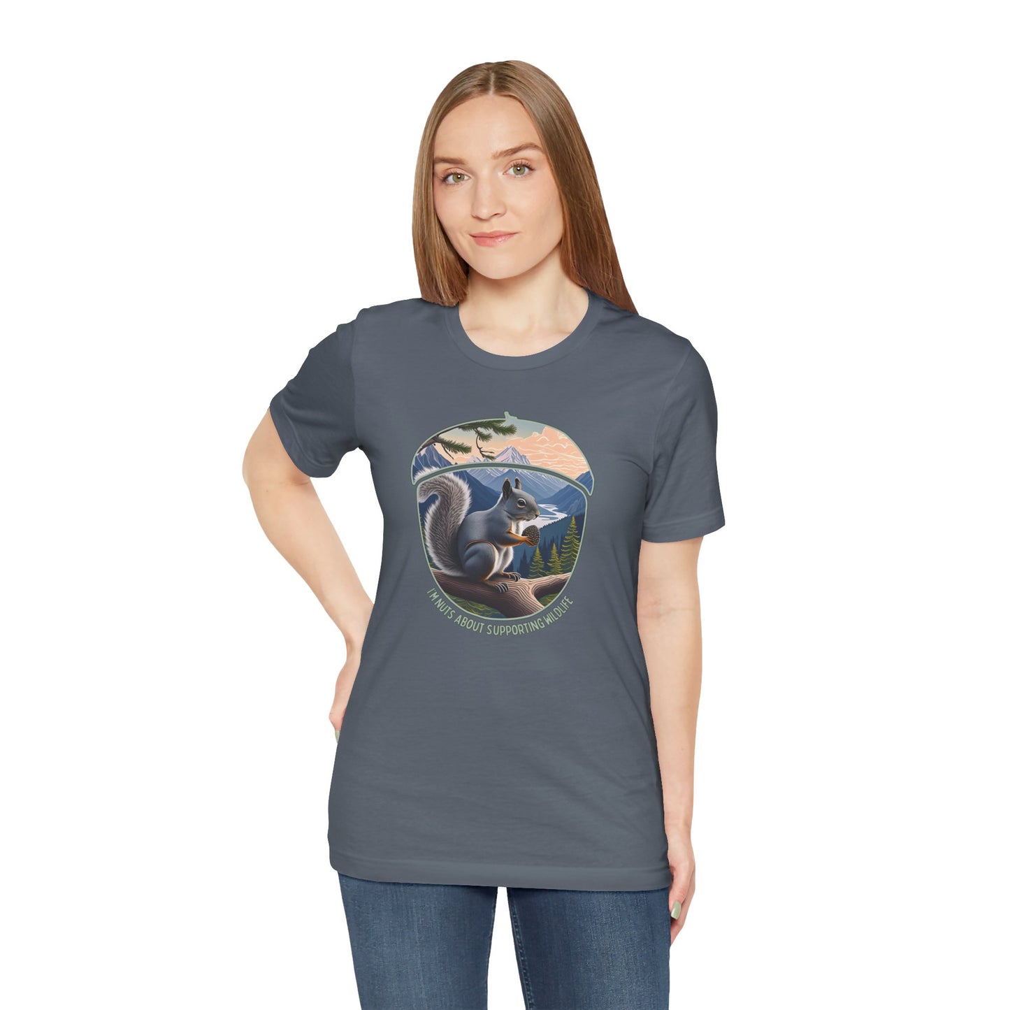 I'm nuts about supporting wildlife tee