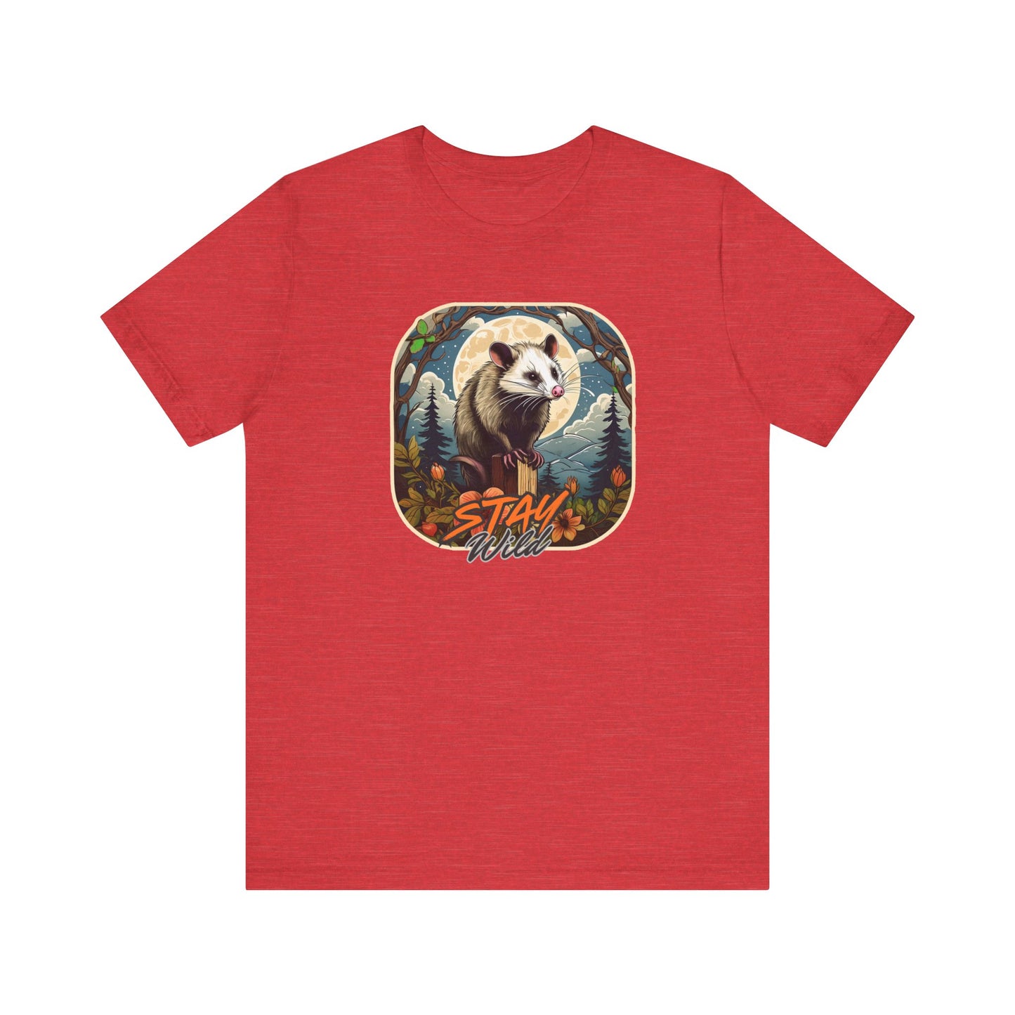 Stay Wild Opossum Short Sleeve Tee