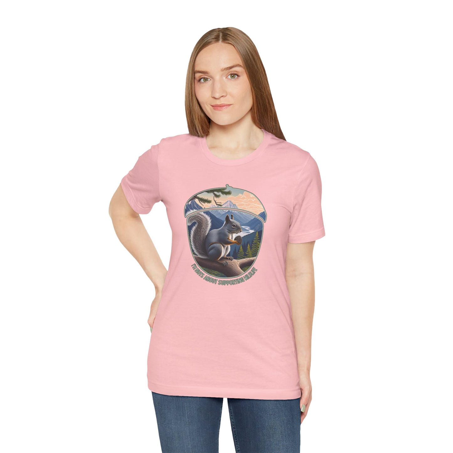 I'm nuts about supporting wildlife tee