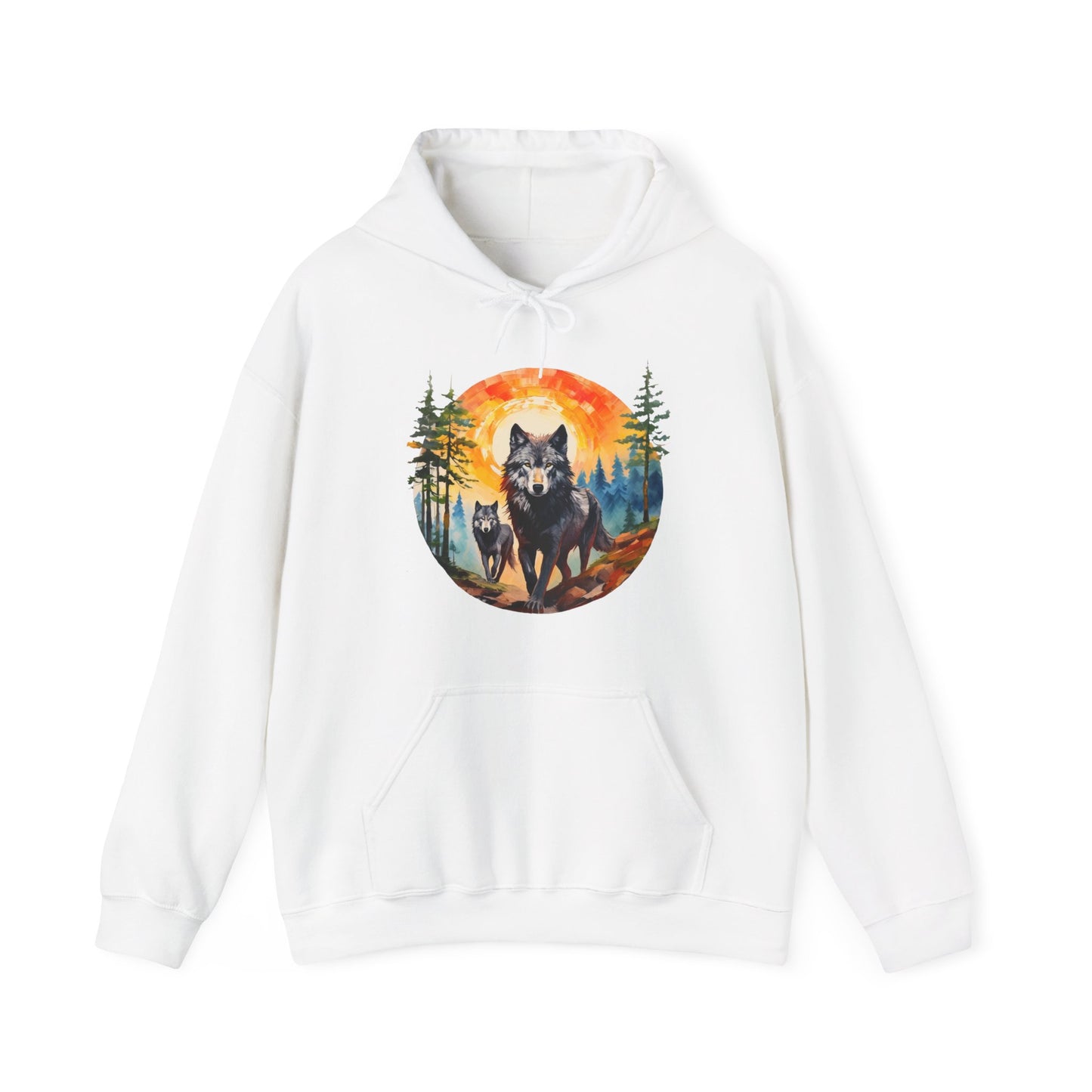 Grey Wolves -  Hooded Sweatshirt