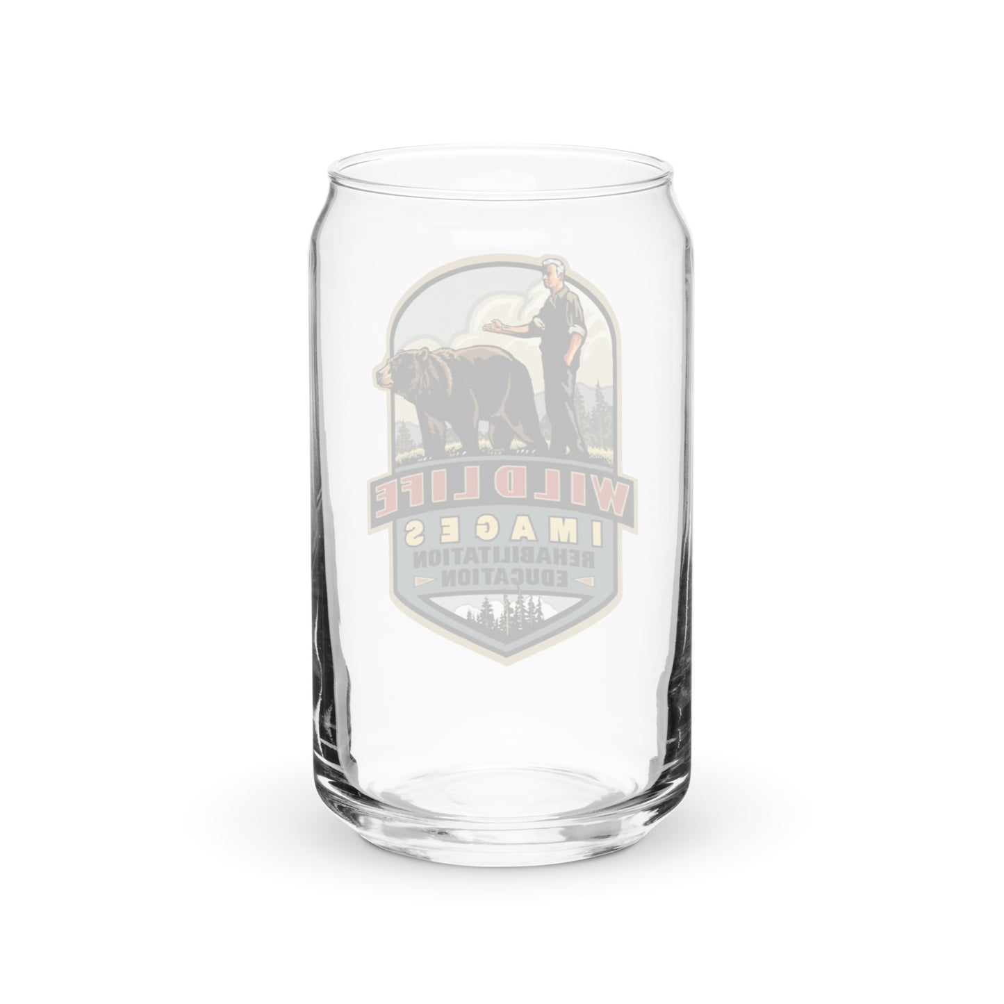 Logo - Can-shaped glass 16oz