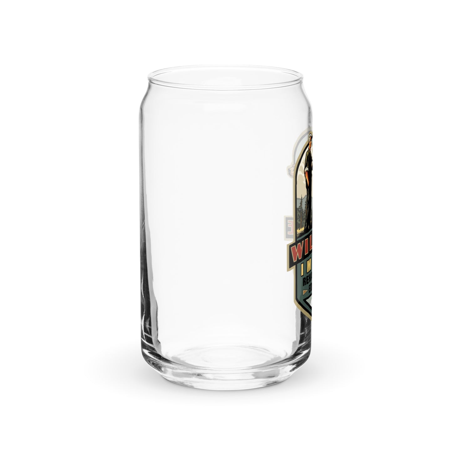 Logo - Can-shaped glass 16oz